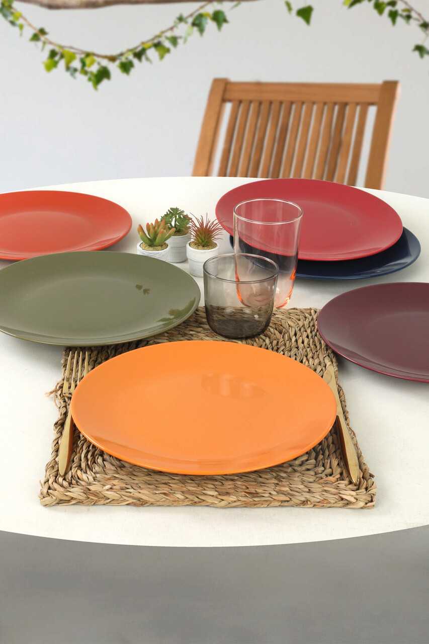 Set platouri servire, Hermia, 275KRM1592, Antibacterian, Multicolor - imagine 5